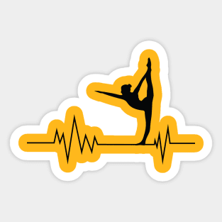 I'm a Warrior yoga Sticker